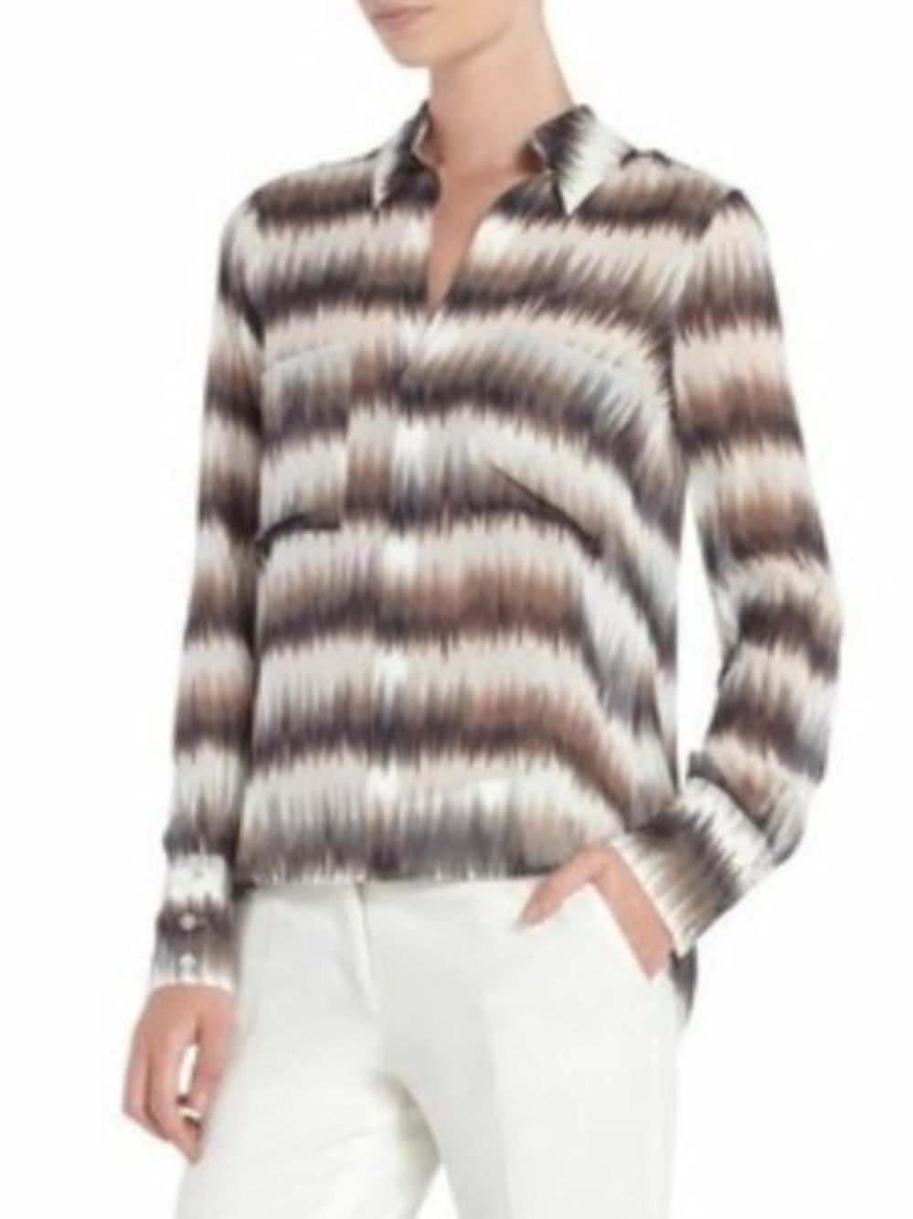 bcbgmaxazria sheer longsleeve